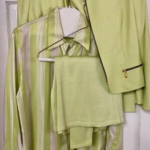 Gorgeous Carlisle 4 piece Vintage Silk Suit